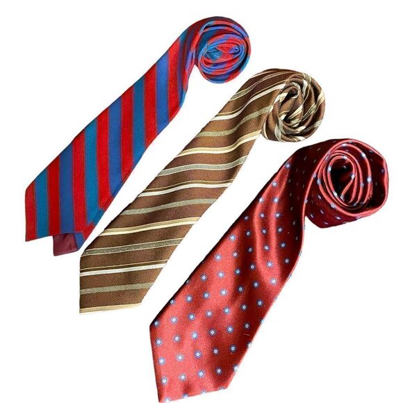 1970s Vintage Polyester Tie selection - Picture 1 of 5